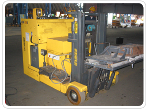 Penetration piece handling machine