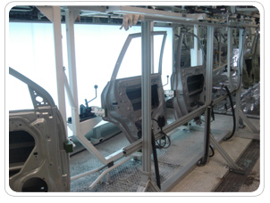 Car door inspection machine 